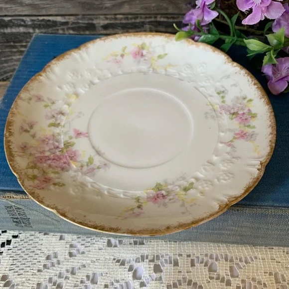 C.H. Field Haviland Limoges Teacup + Saucer - Picture 2 of 5